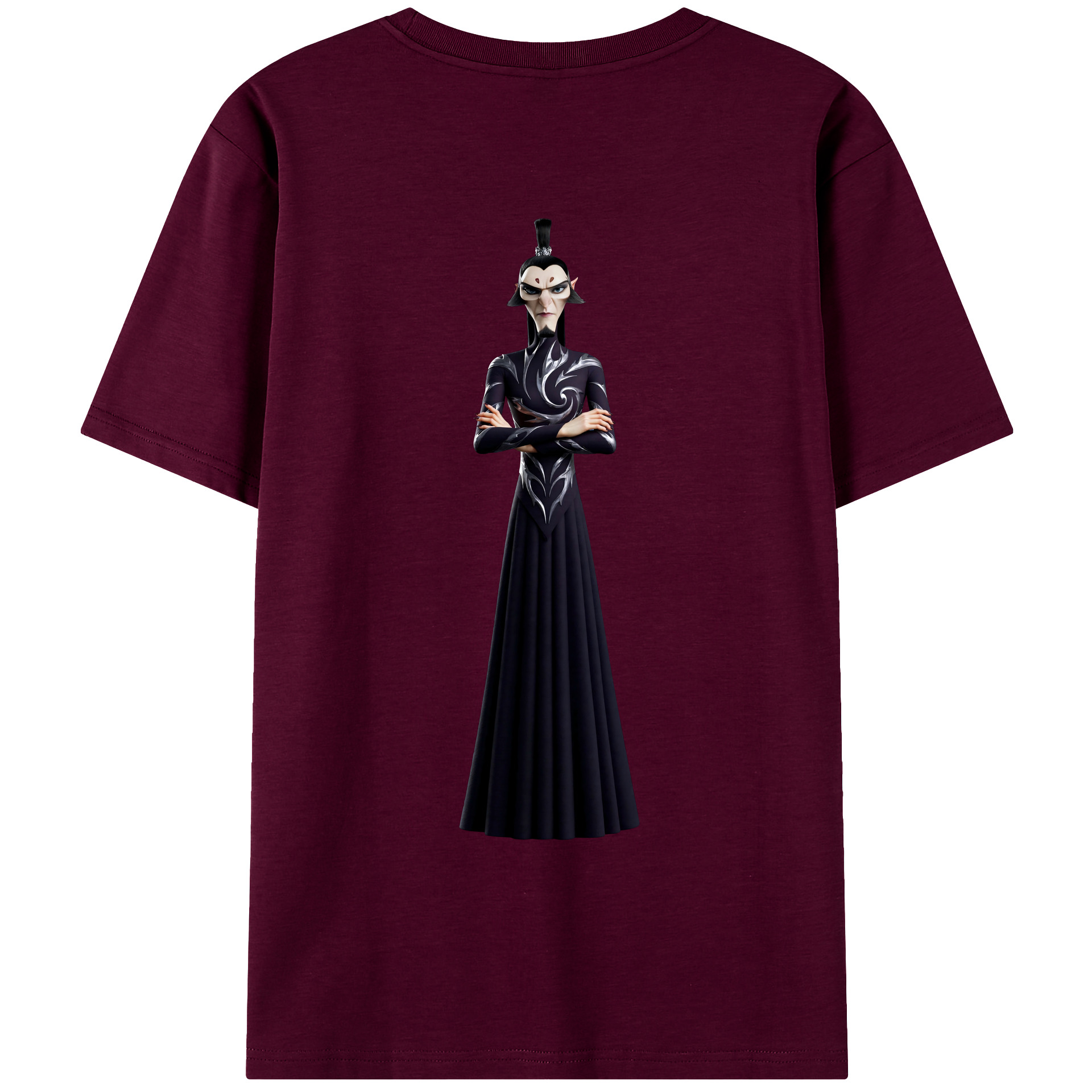 （画像用） Ne Zha 2 ナタ 魔童の大暴れ レディース半袖Tシャツ(バックプリント)